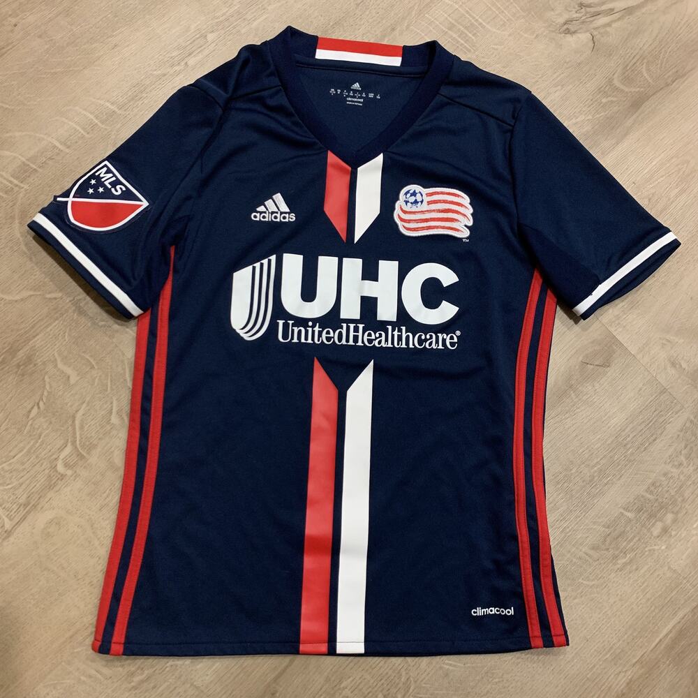 Adidas 2016 New England Revolution Revs Home Jersey Soccer Youth Boys Medium M